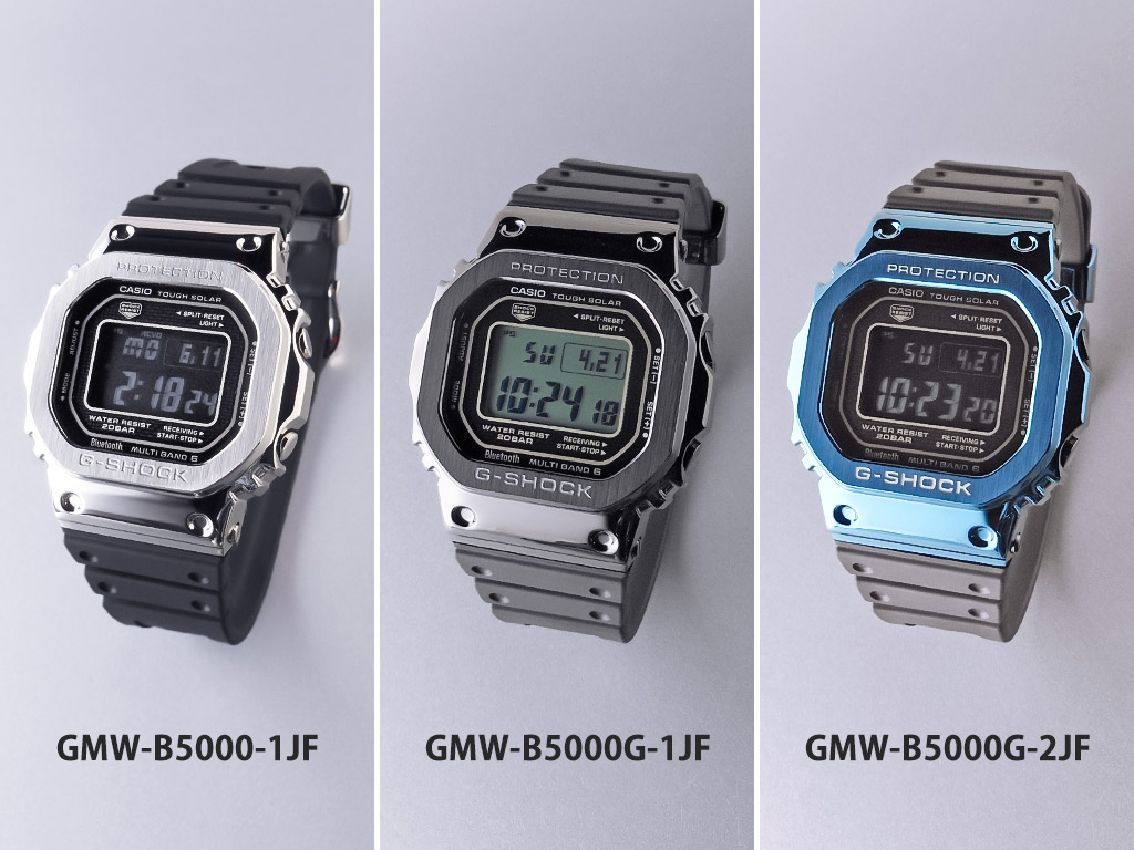 【☆美品】CASIO G-SHOCK フルメタル GMW-B5000-1JF