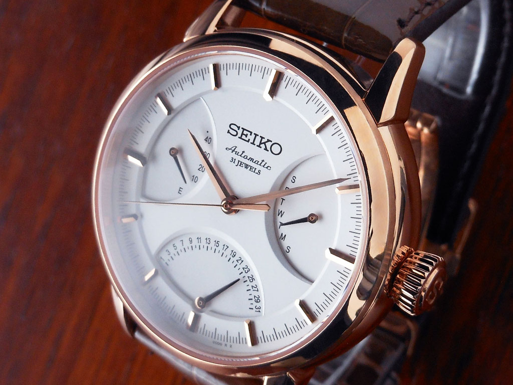 SEIKO プレサージュ プレステージライン 6R27-00L0 琺瑯ダイヤル