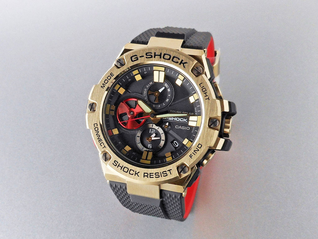 2つセットCASIO G-SHOCK GST-B100RH-1AJR八村塁モデル