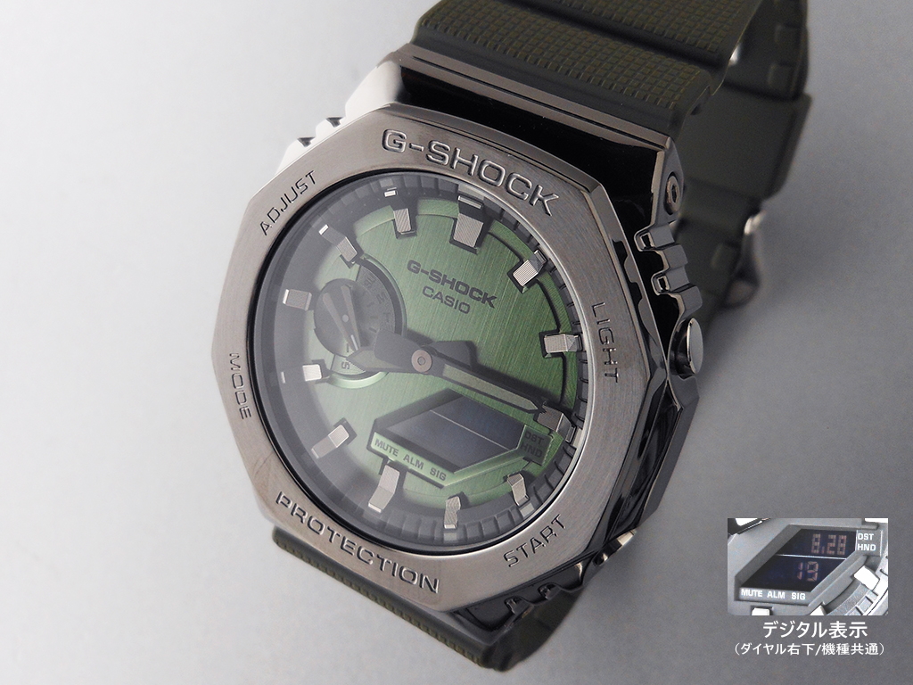 カテゴリ G-SHOCK by アイコス's shop｜ジーショックならラクマ - CASIOｼﾞ-ショックGM2100グリーンの通販 ブランド