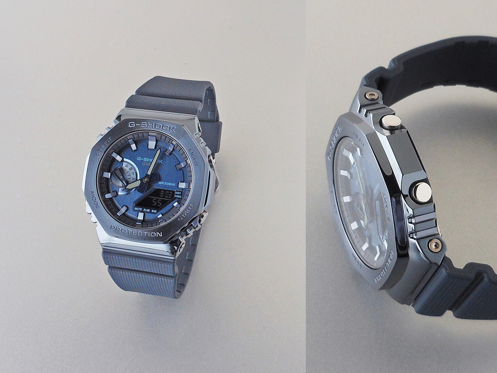 CASIO G-SHOCK GM-2100 ネイビー - 腕時計(デジタル)