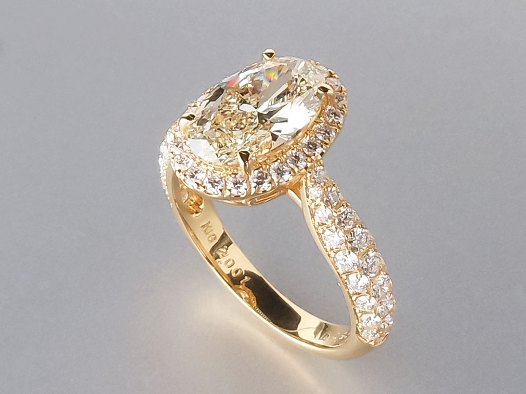 K18.イエローゴールド／ダイヤモンドリング／2.001ct. | 静岡の宝石