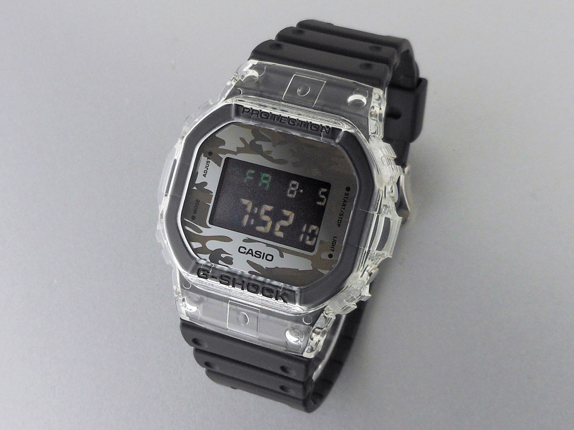 G-SHOCK DW-5600SK-1JF クリア　グレー　ツートン