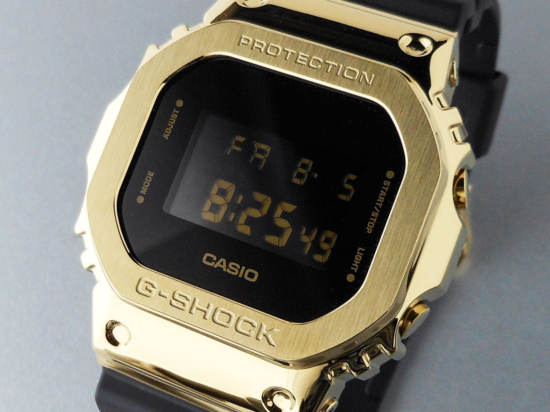 CASIO G-SHOCK メタルバンド ゴールド