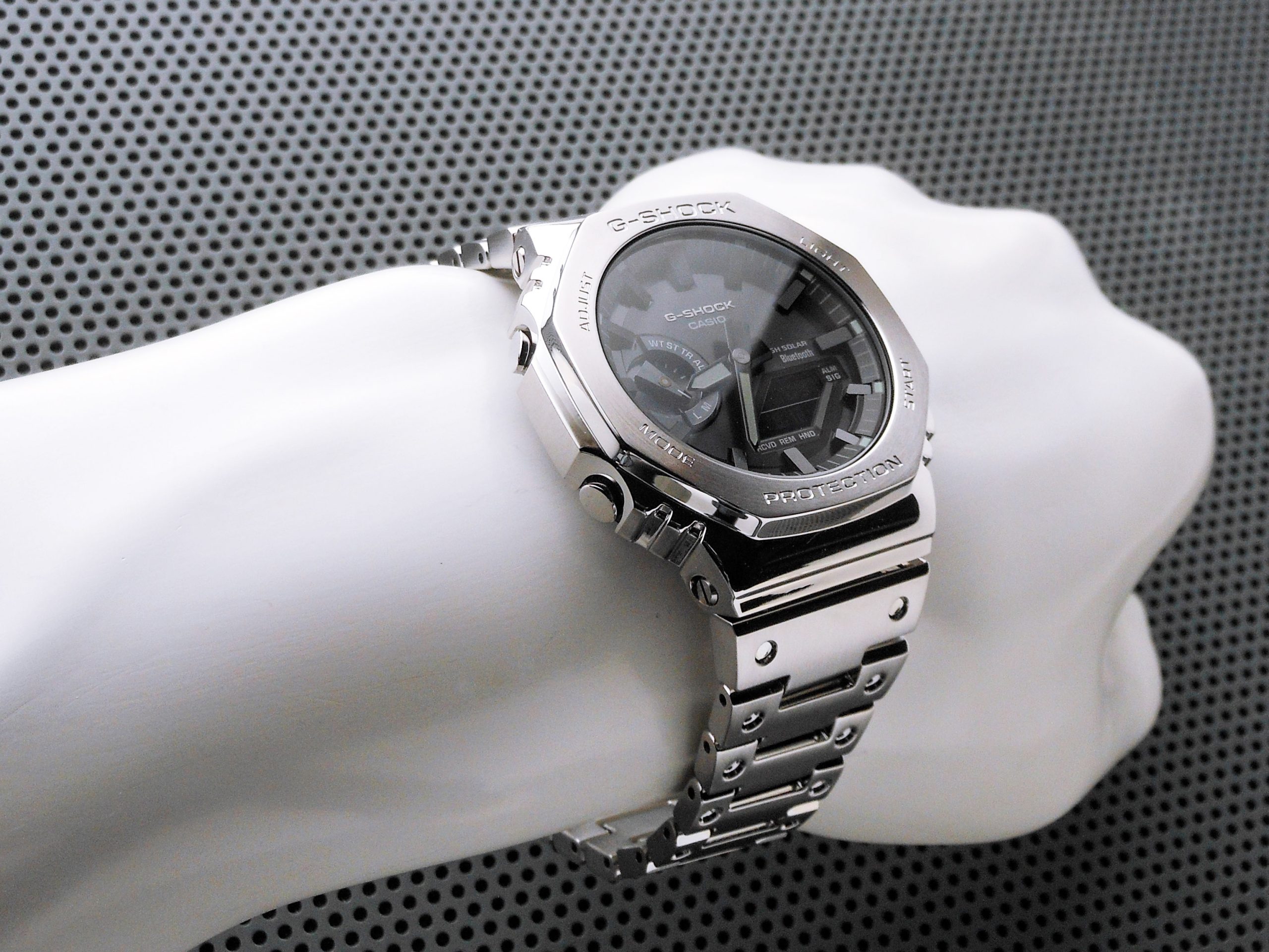 G-SHOCK＞GM-B2100D-1AJF/フルメタル/シルバー | 静岡の宝石