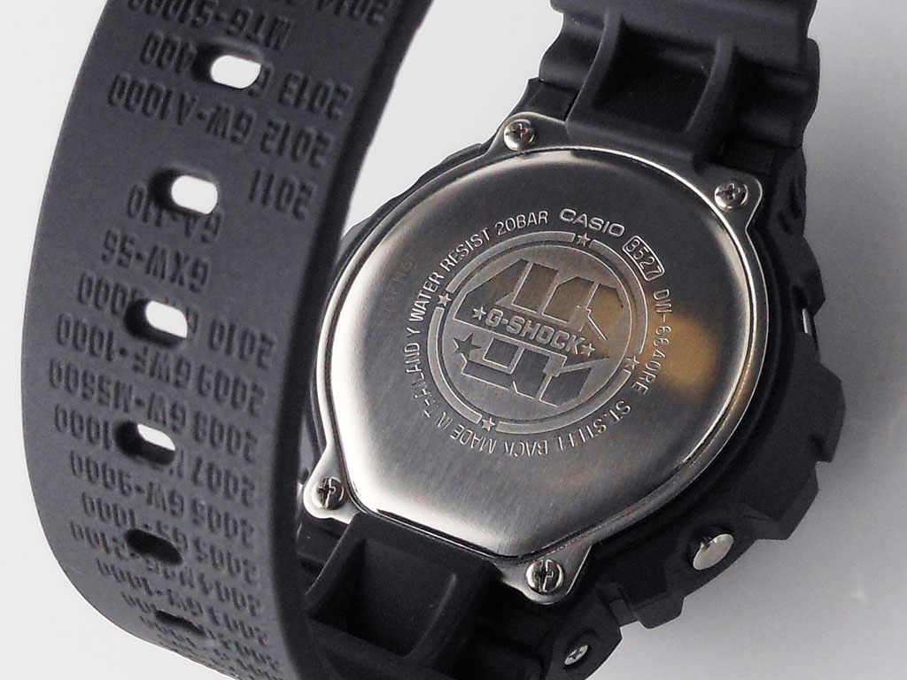 40周年記念モデル リマスターブラックG-SHOCK DW-6640RE-1JR