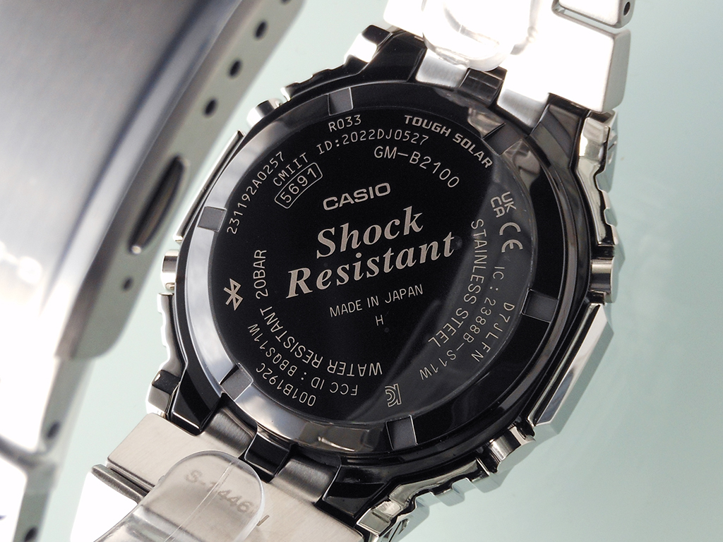 G-SHOCK フルメタル レインボーカラー アクセント GM-B2100PC-1AJF メンズ ソーラー Bluetooth オクタゴン – THE  CLOCK HOUSE公式オンラインストア