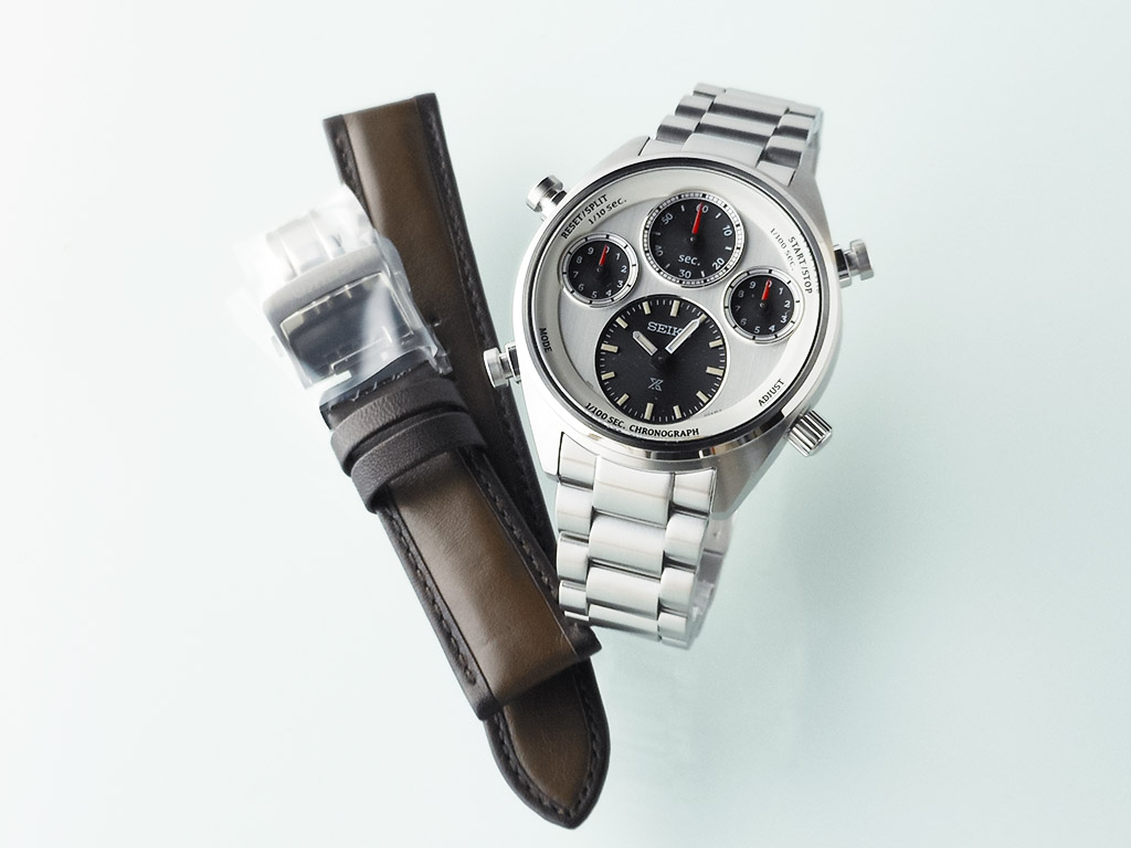 【新品】セイコー SEIKO PROSPEX 腕時計 メンズ SBER009 プロスペックス スピードタイマー ソーラークロノグラフ 1/100秒計測 セイコー腕時計110周年記念限定モデル ソーラー シルバー/ブラックxシルバー アナログ表示
