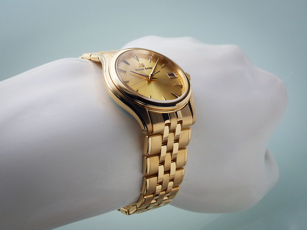 Grand Seiko＞SBGX218 /ヘリテージコレクション/K18イエロー